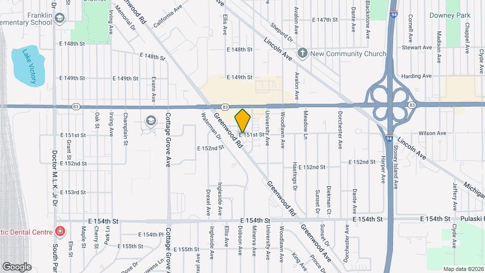 1031 E 151st St Map and Location Details