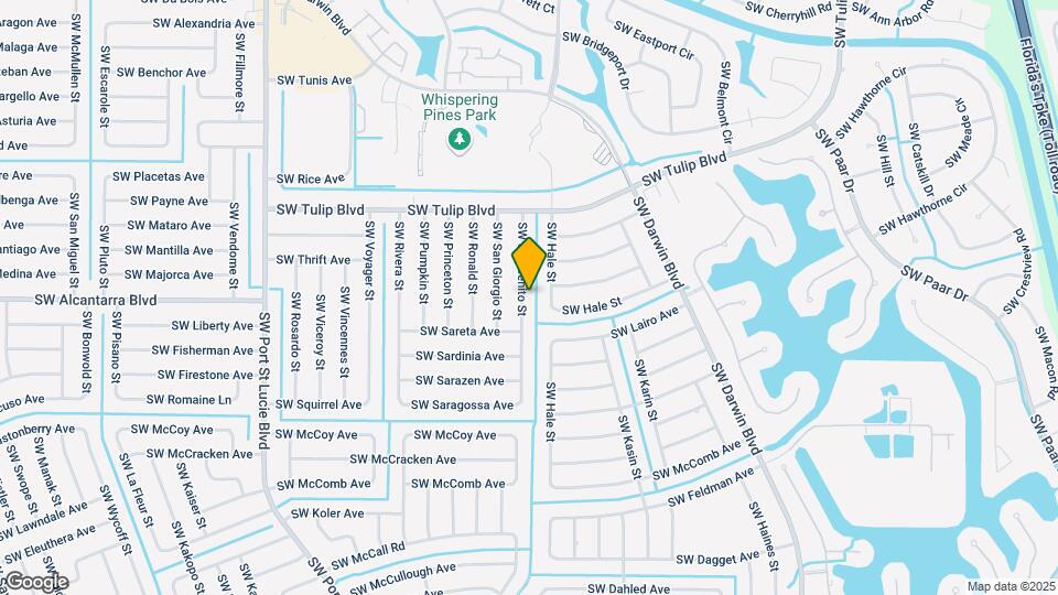 3537 SW San Benito St Map and Location Details