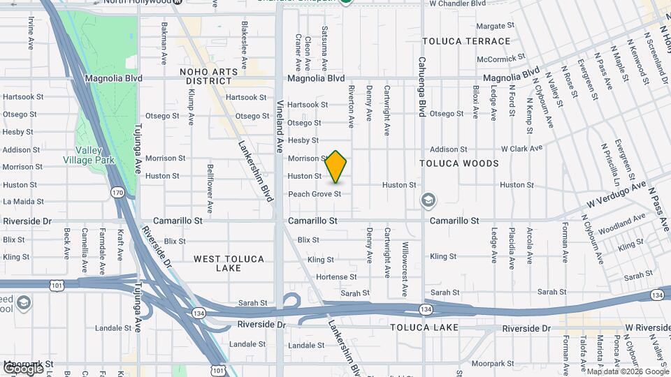 10829 Peach Grove St Mapa y Detalles de la Ubicación
