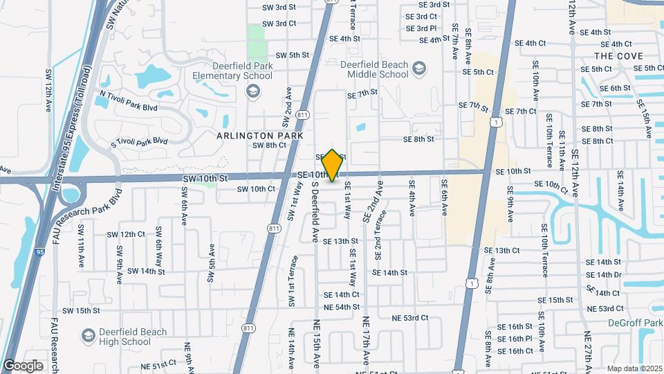 101 SE 10th Ct Map and Location Details