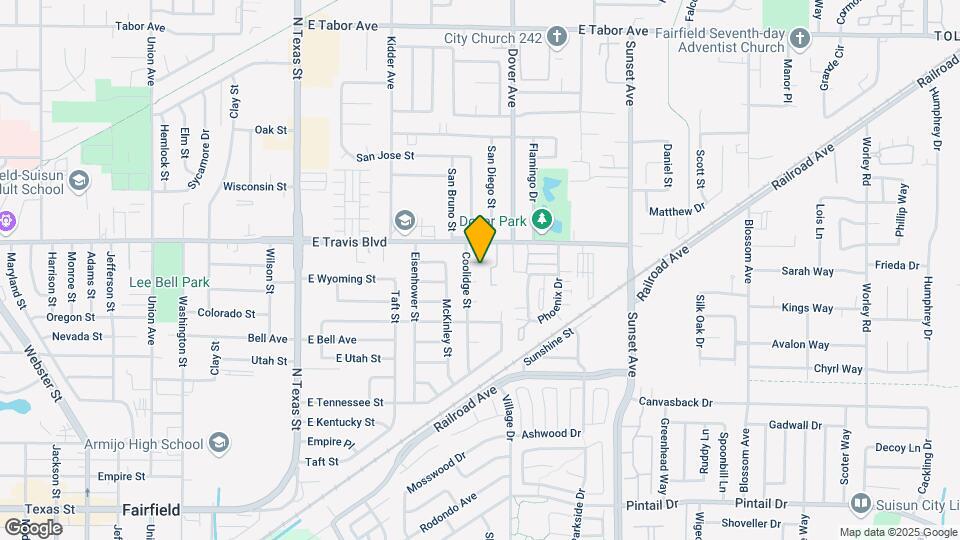 1502 Coolidge St Map and Location Details