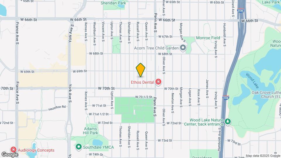 6921 Russell Ave S Map and Location Details