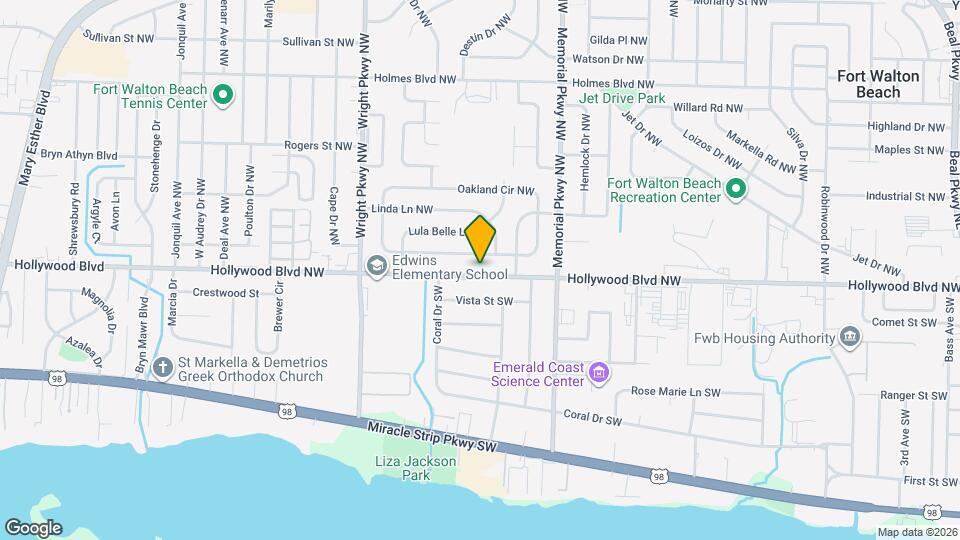 321 Hollywood Blvd NW Map and Location Details