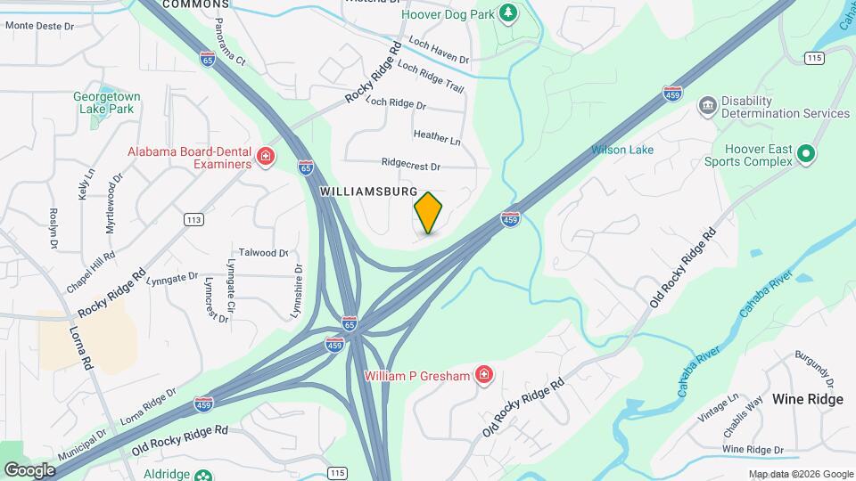 904 Cedar Crest Dr Map and Location Details