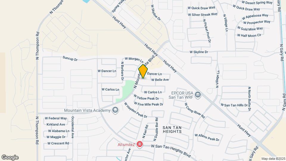 3339 W Belle Ave Map and Location Details