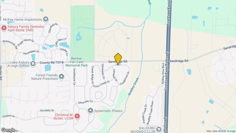 2368 Creekfront Dr Mapa y Detalles de la Ubicación