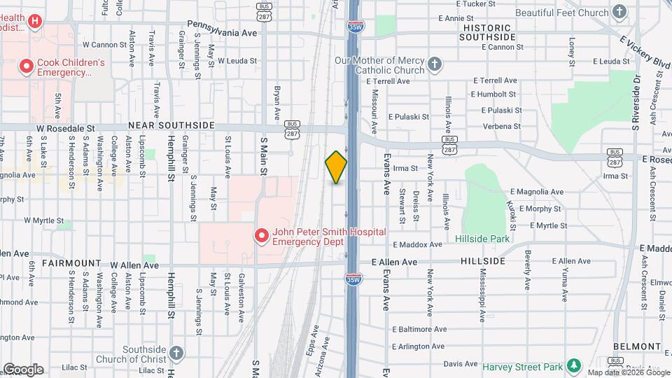 1309 Arizona Ave Map and Location Details