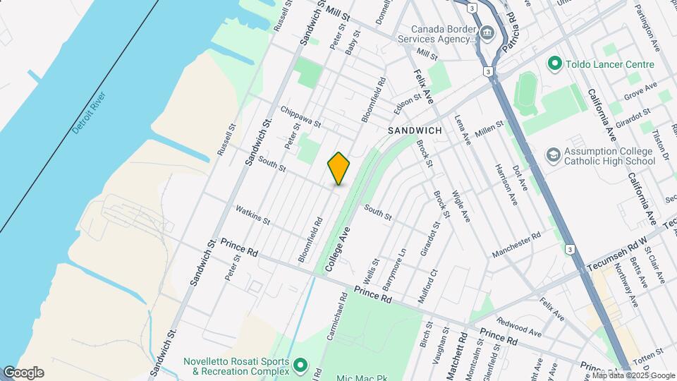 3495 Bloomfield Rd Map and Location Details