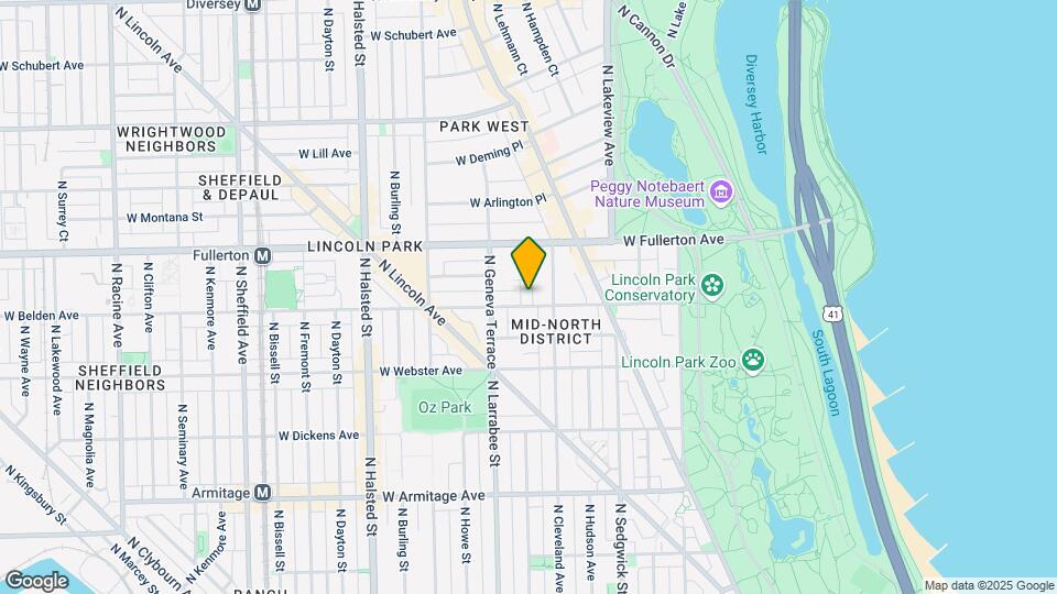 520 W Belden Ave Mapa y Detalles de la Ubicación
