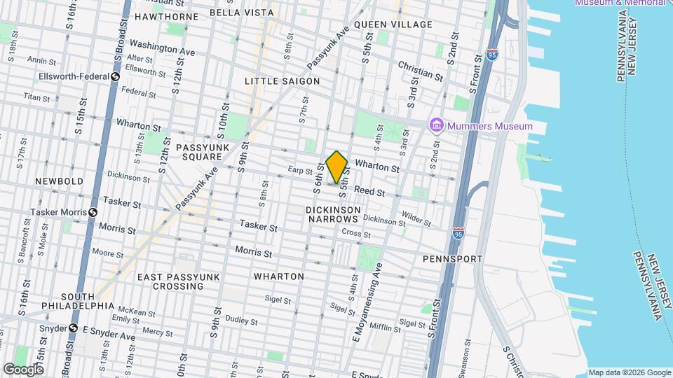 512 Reed St, Unit 3 Map and Location Details