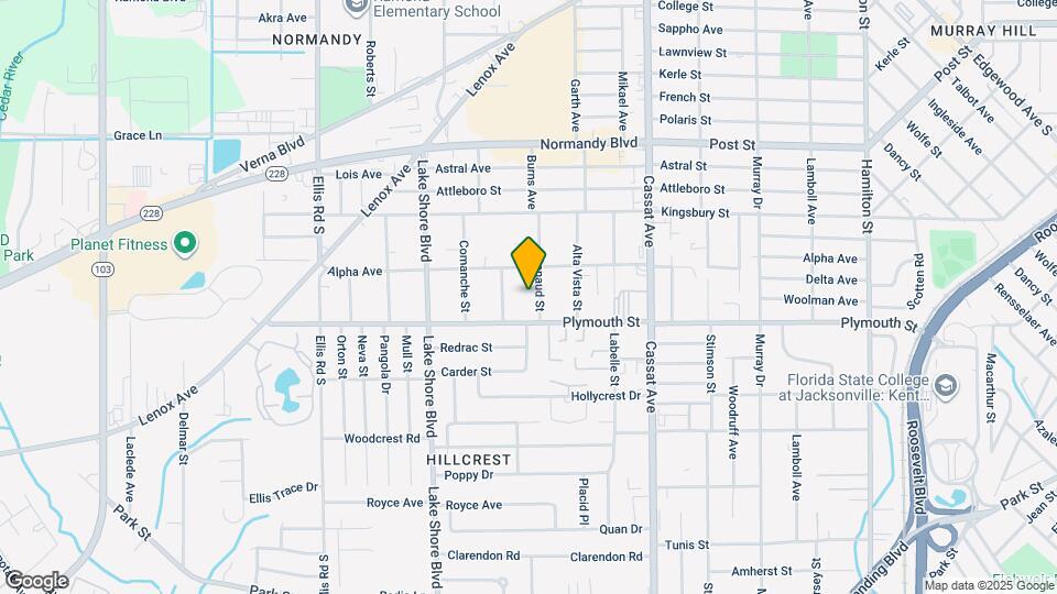 1164 Denaud St Map and Location Details