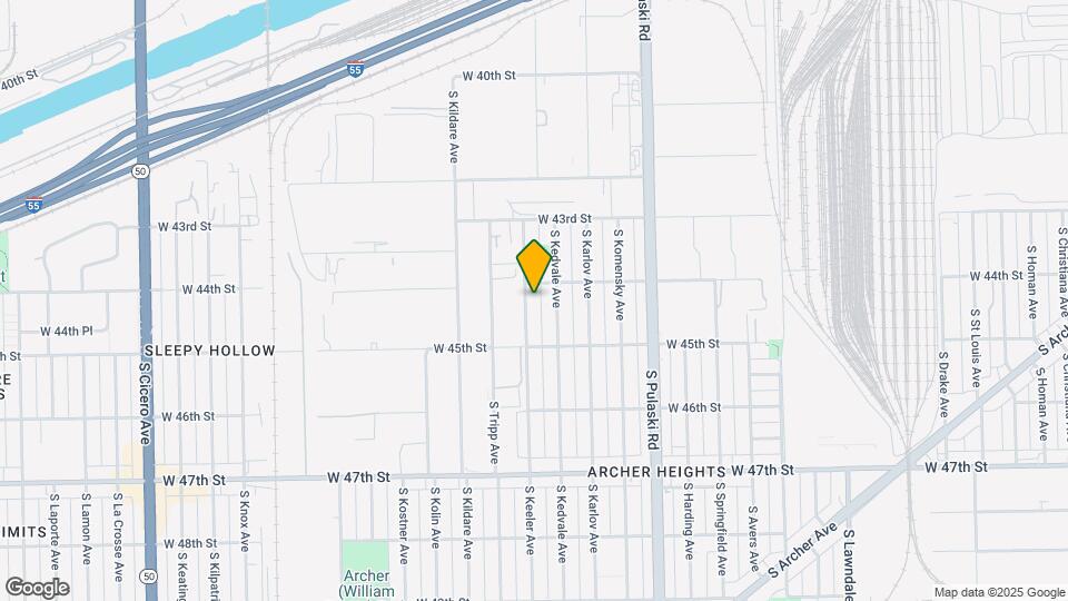 4415 S Keeler Ave, Unit #1 Mapa y Detalles de la Ubicación