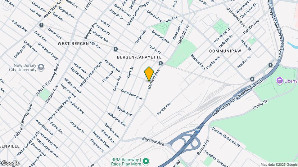 115 CARTERET Ave Map and Location Details