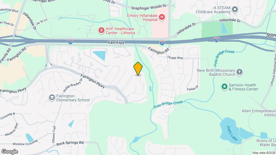 2544 Piering Dr Map and Location Details