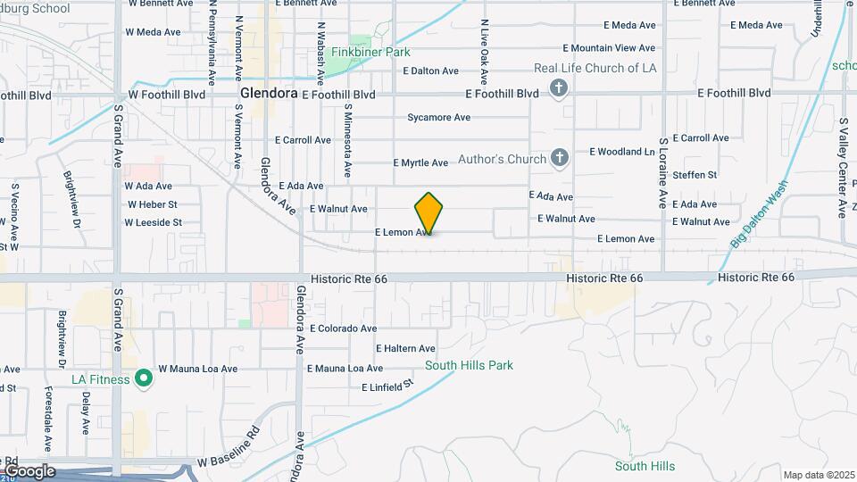 572 E Lemon Ave Map and Location Details