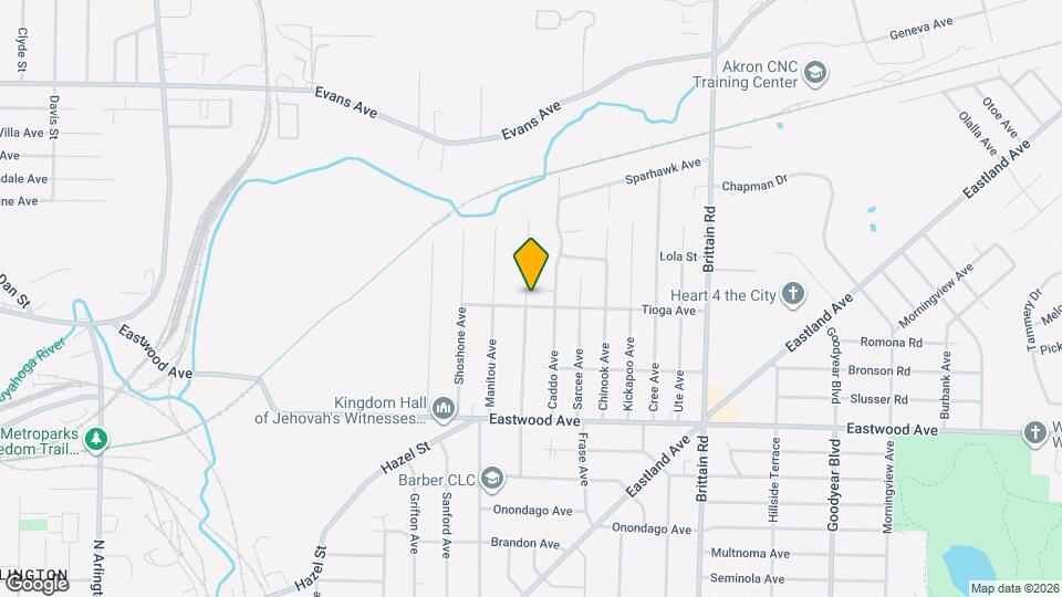 871 Kennebec Ave Map and Location Details