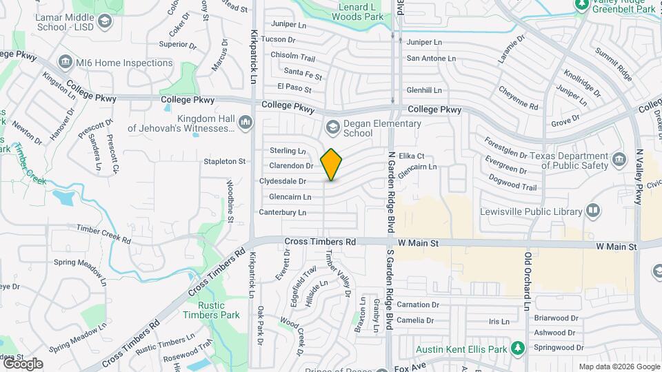 1670 Clydesdale Dr Map and Location Details