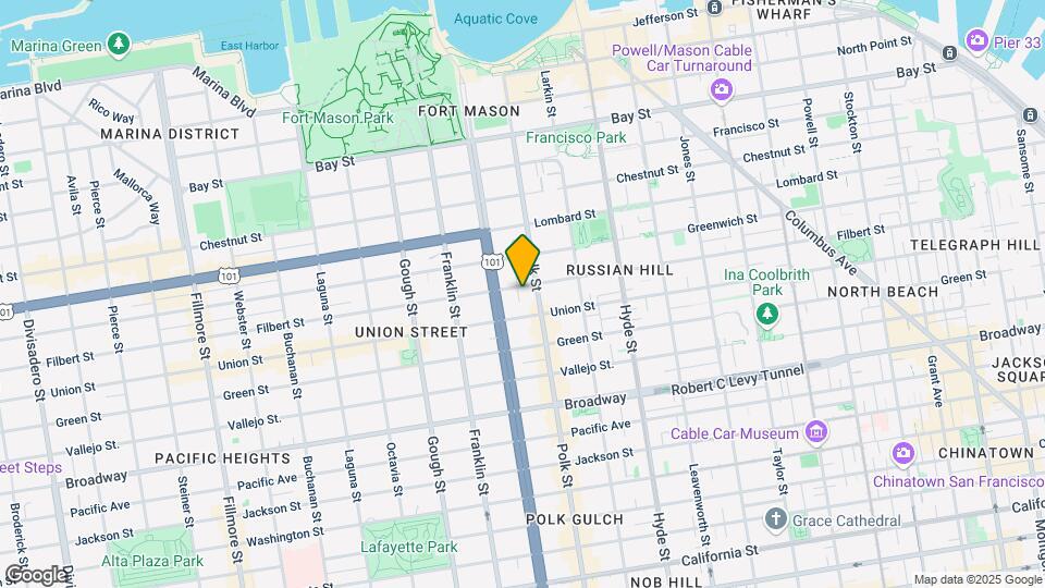 1455 Filbert St Mapa y Detalles de la Ubicación