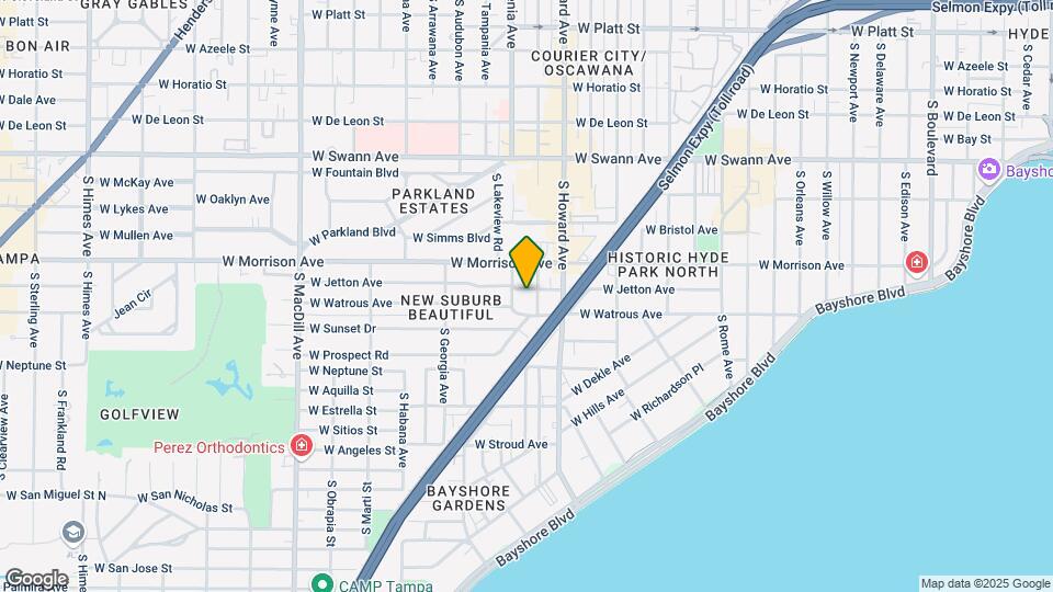2408 W Jetton Ave Map and Location Details