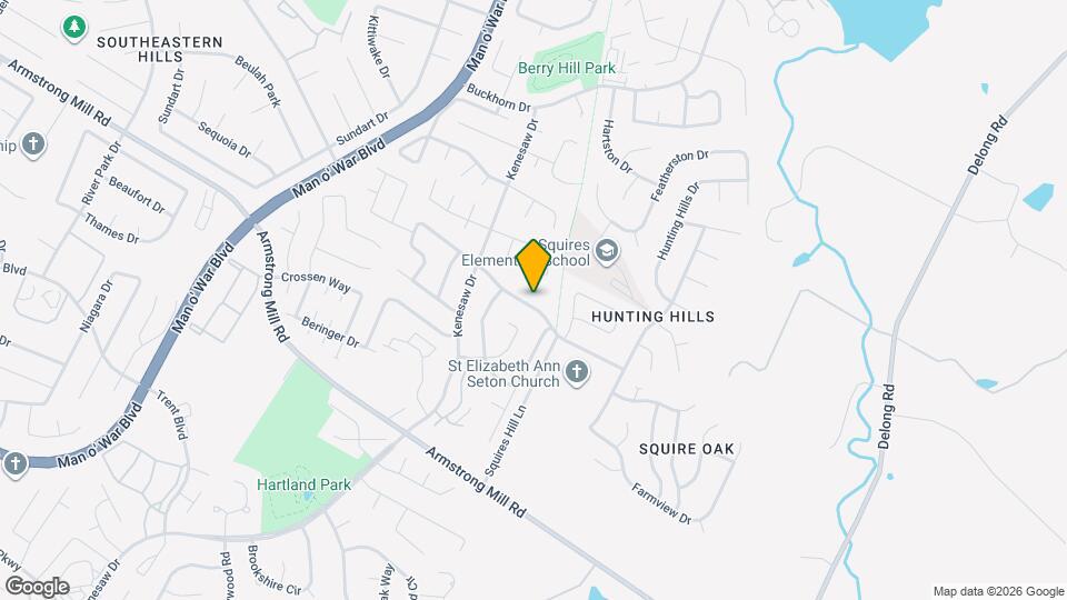 1649 Summerhill Dr Map and Location Details