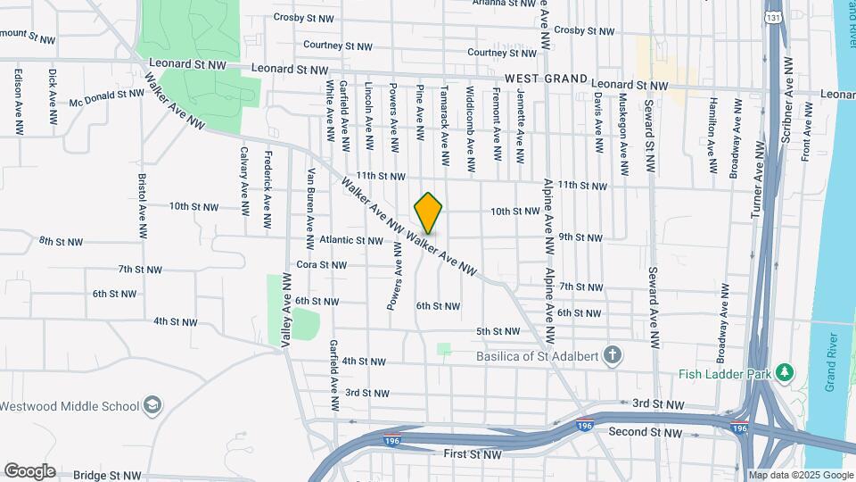 1029 Walker Ave NW Map and Location Details