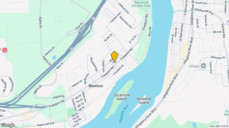 501 Freeport Rd Mapa y Detalles de la Ubicación
