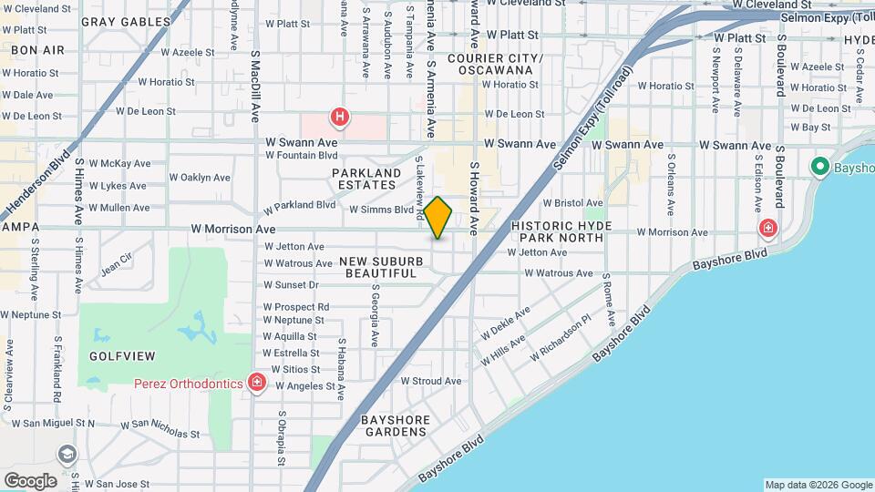 2415 W Jetton Ave Map and Location Details
