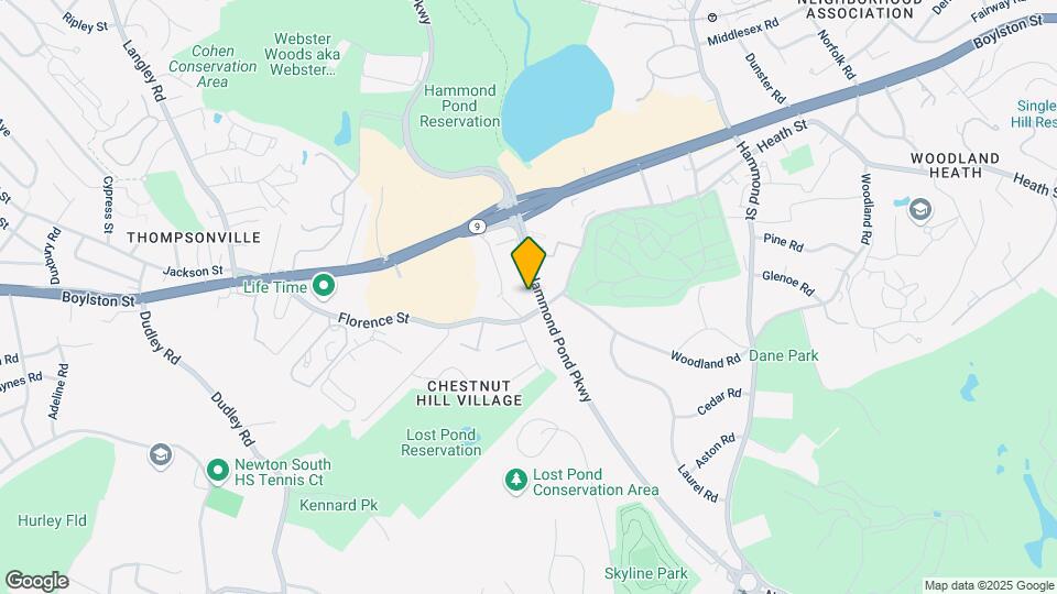 310 Hammond Pond Pkwy Mapa y Detalles de la Ubicación