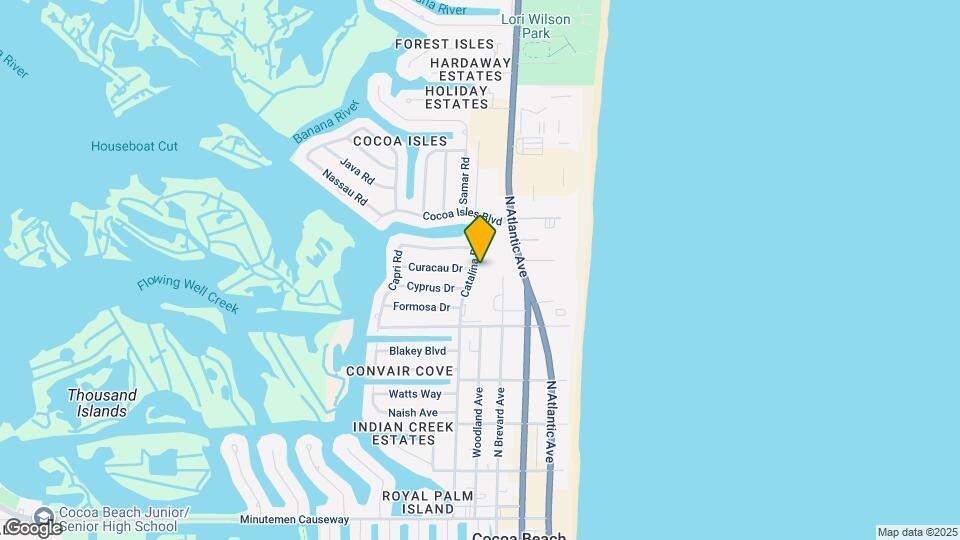 714 Catalina Rd Map and Location Details