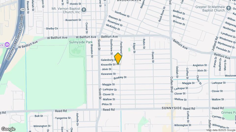 4218 Knoxville St Map and Location Details