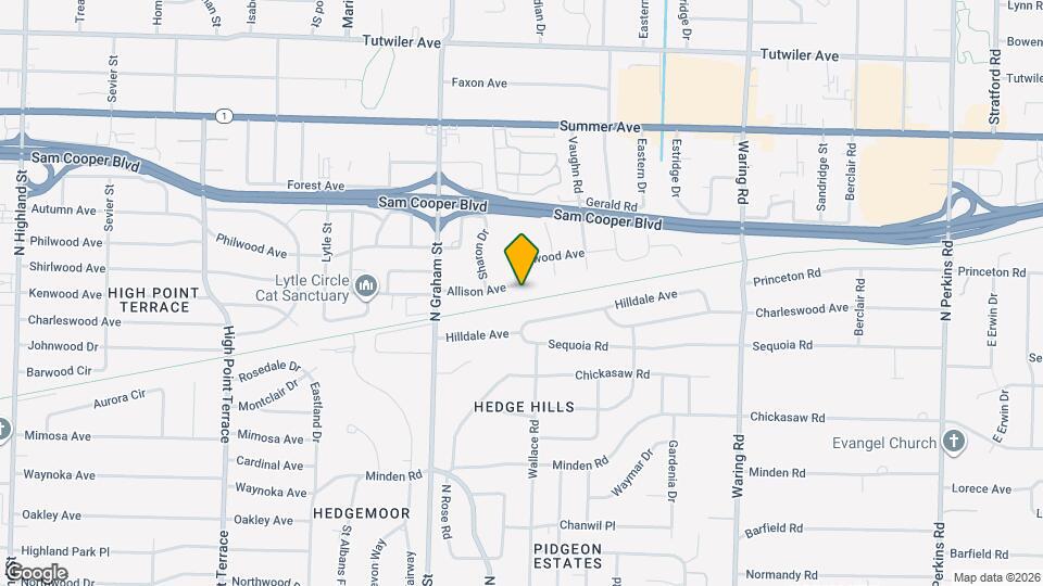 4053 Allison Ave Map and Location Details