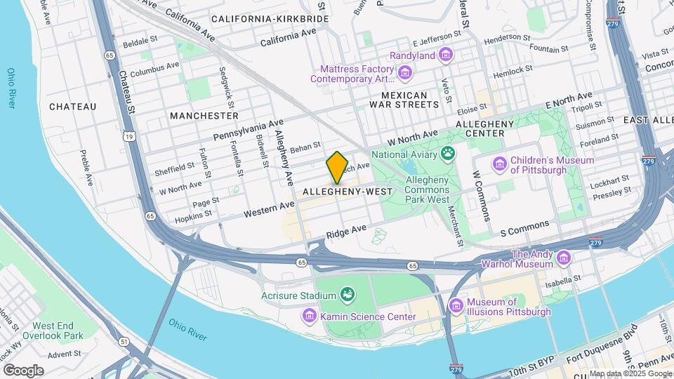 860 Western Ave Mapa y Detalles de la Ubicación