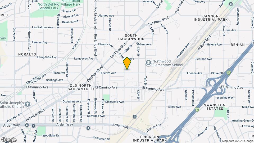 1109 Frienza Ave Map and Location Details