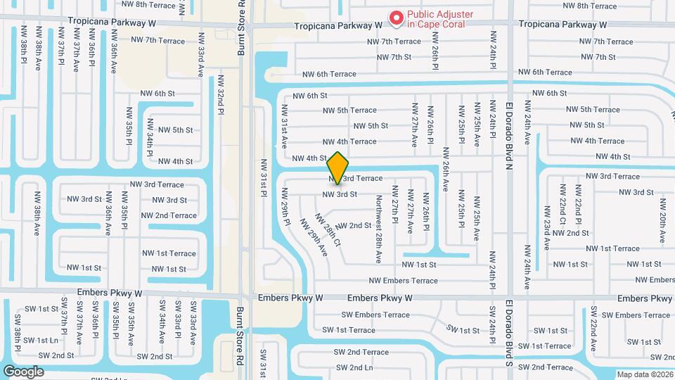 2837 NW 3rd St Map and Location Details