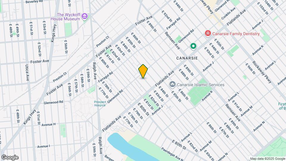 726 E 83rd St Map and Location Details