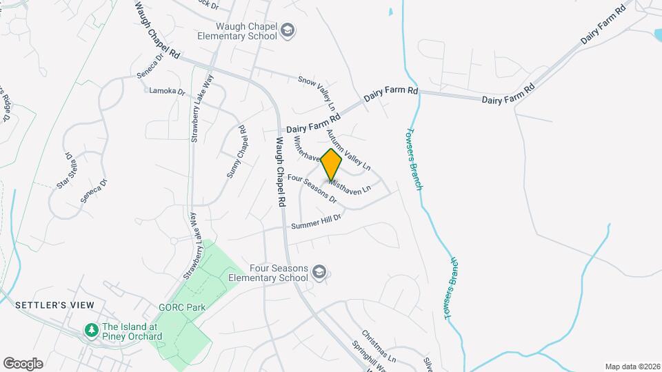 2263 Misthaven Ln Mapa y Detalles de la Ubicación