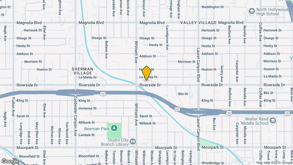 12411 Riverside Dr Map and Location Details