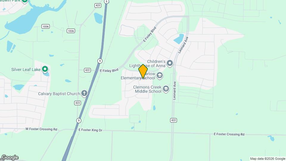 610 Warner Dr Map and Location Details