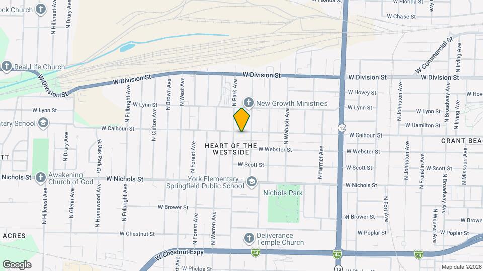 2118 W Calhoun St Map and Location Details