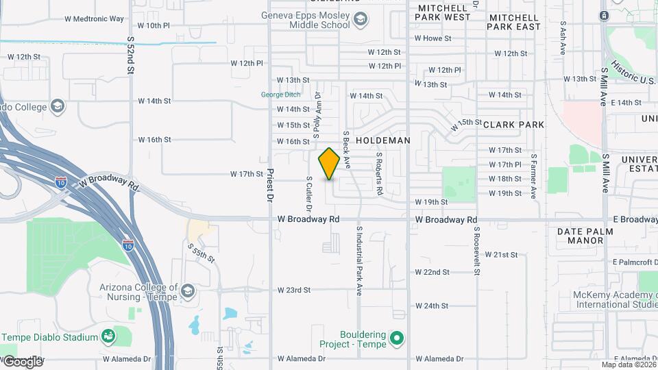 1800 S Shafer Dr Map and Location Details