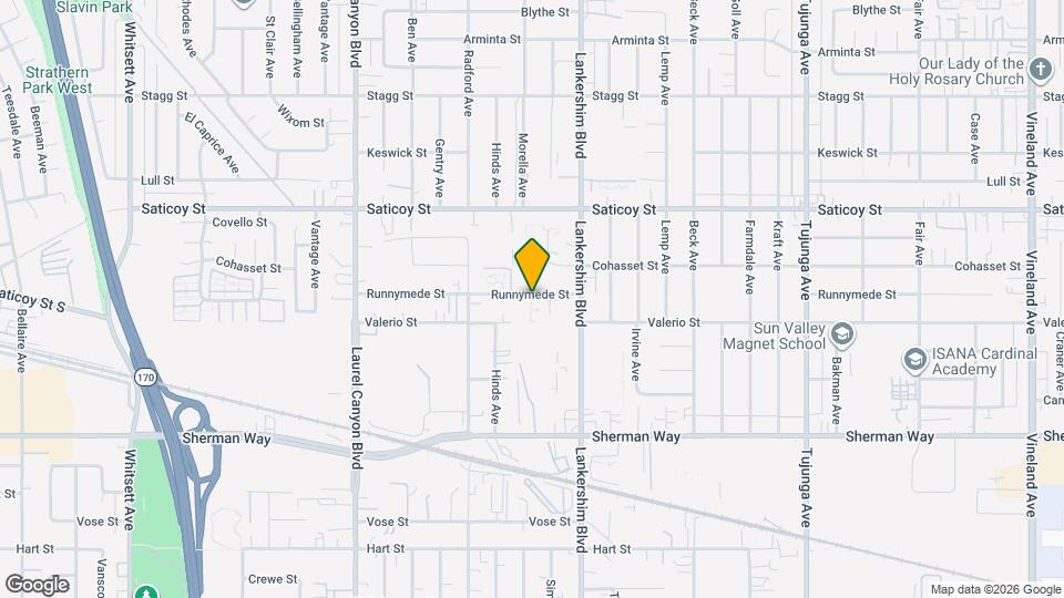 11750 Runnymede St Map and Location Details