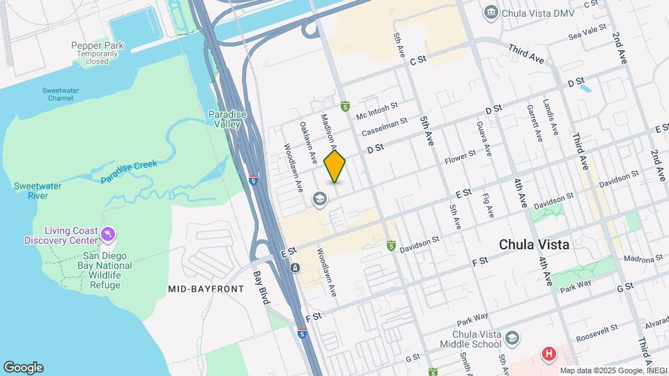 136 Jefferson Ave Map and Location Details