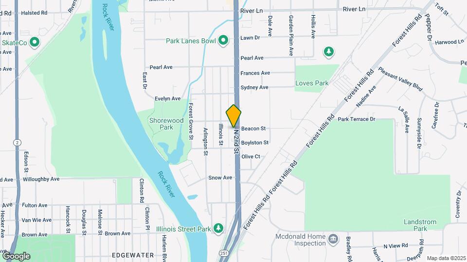 4928 N 2nd St, Unit 2 Map and Location Details