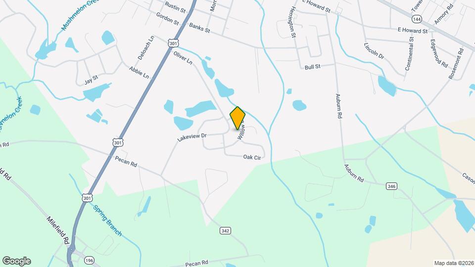 206 Willow Dr Map and Location Details