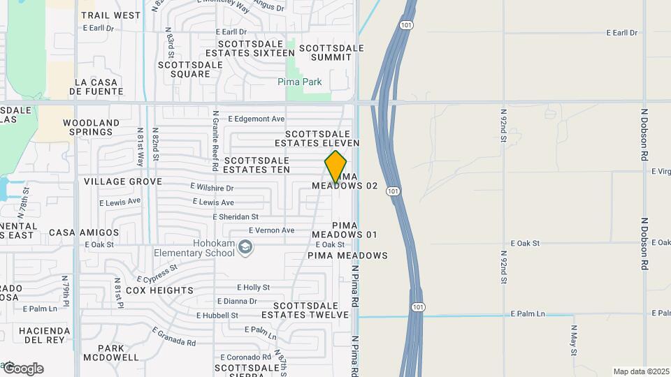 2526 N 87th Way Map and Location Details