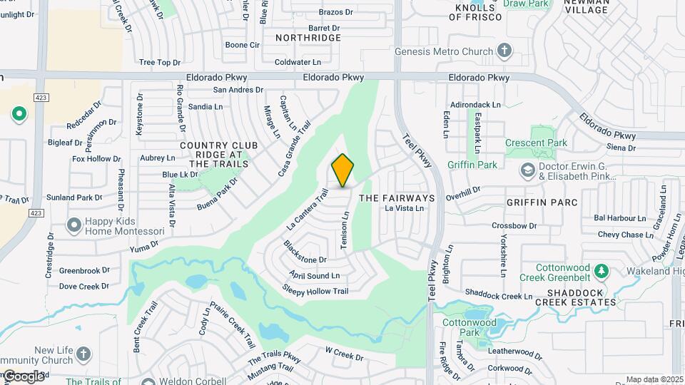 2501 Del Largo Way Map and Location Details