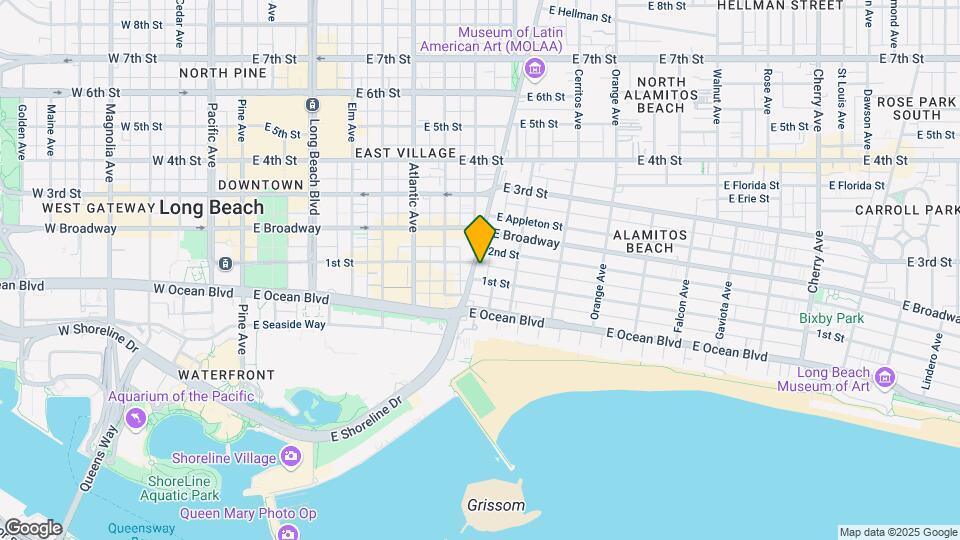 120 Alamitos Ave Mapa y Detalles de la Ubicación