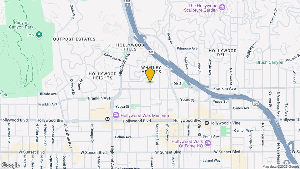1907 Whitley Ave Map and Location Details
