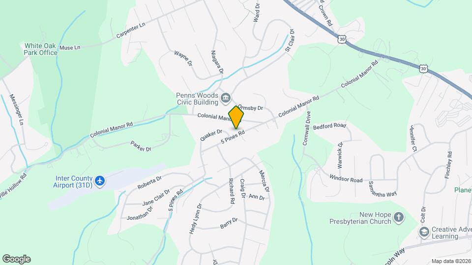 764 5 Pines Rd Map and Location Details