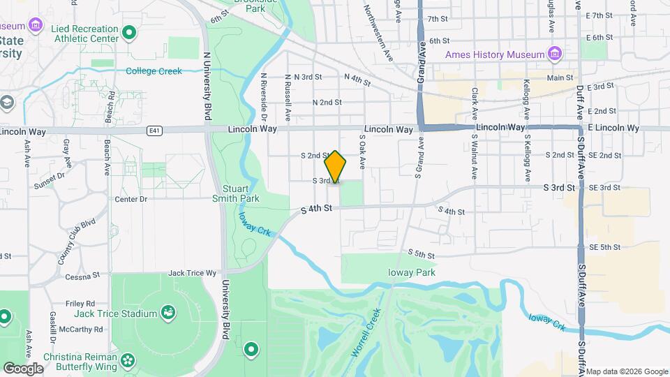 307 S Maple Ave Map and Location Details